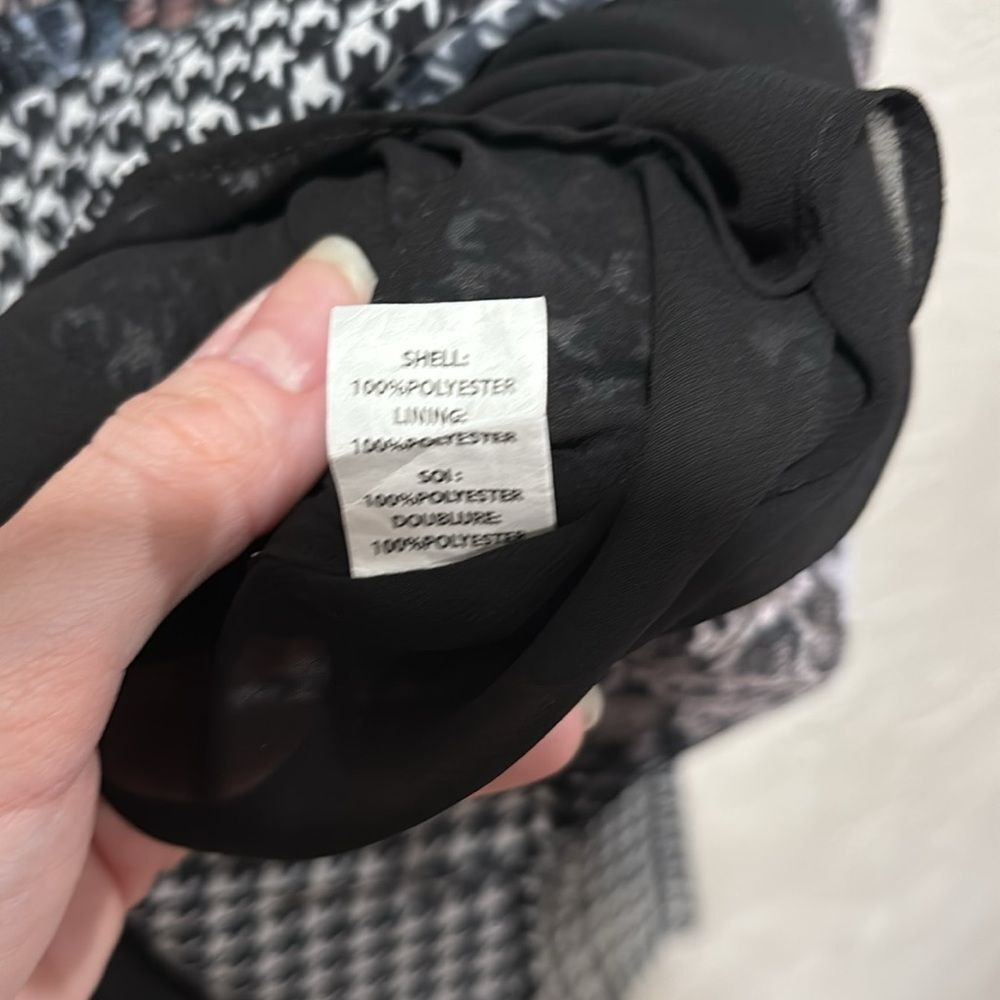 Ramy Brook Monae Python Houndstooth Print Mini Si… - image 5